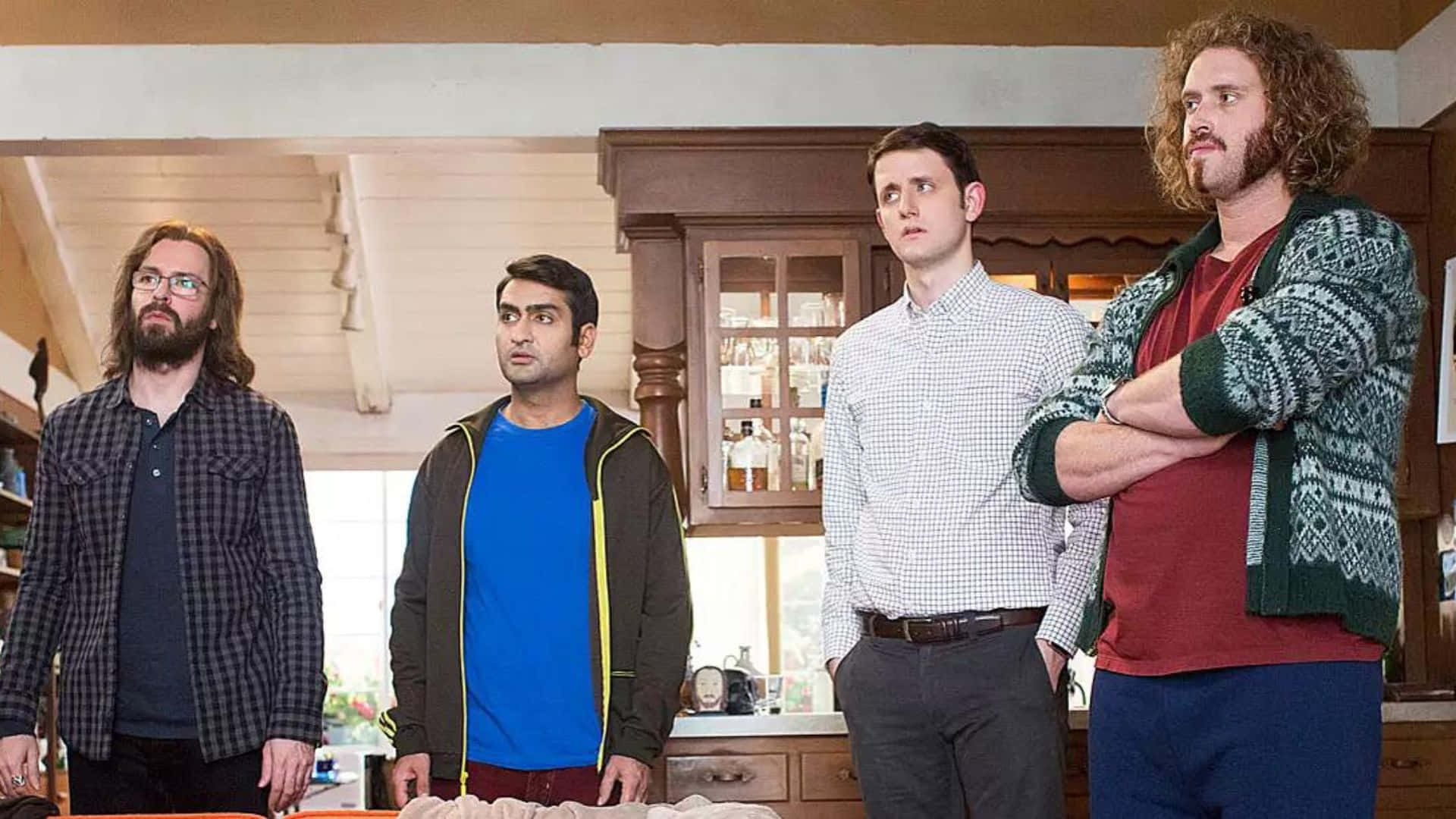 Silicon Valley, kitchen, wooden cabinets, Full HD Desktop Wallpaper