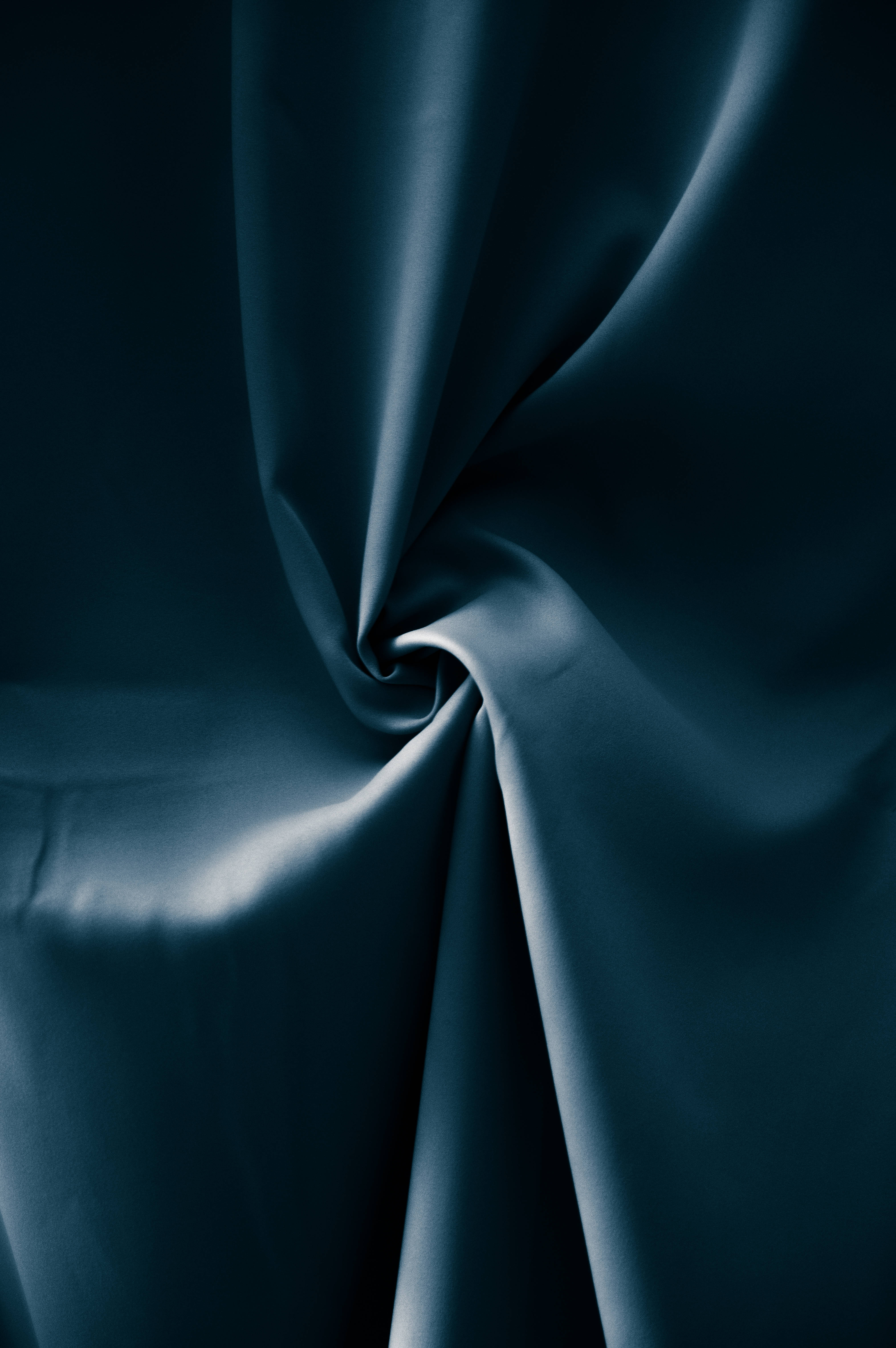 peacock blue, silk fabric, deep teal, 5K Phone Wallpaper