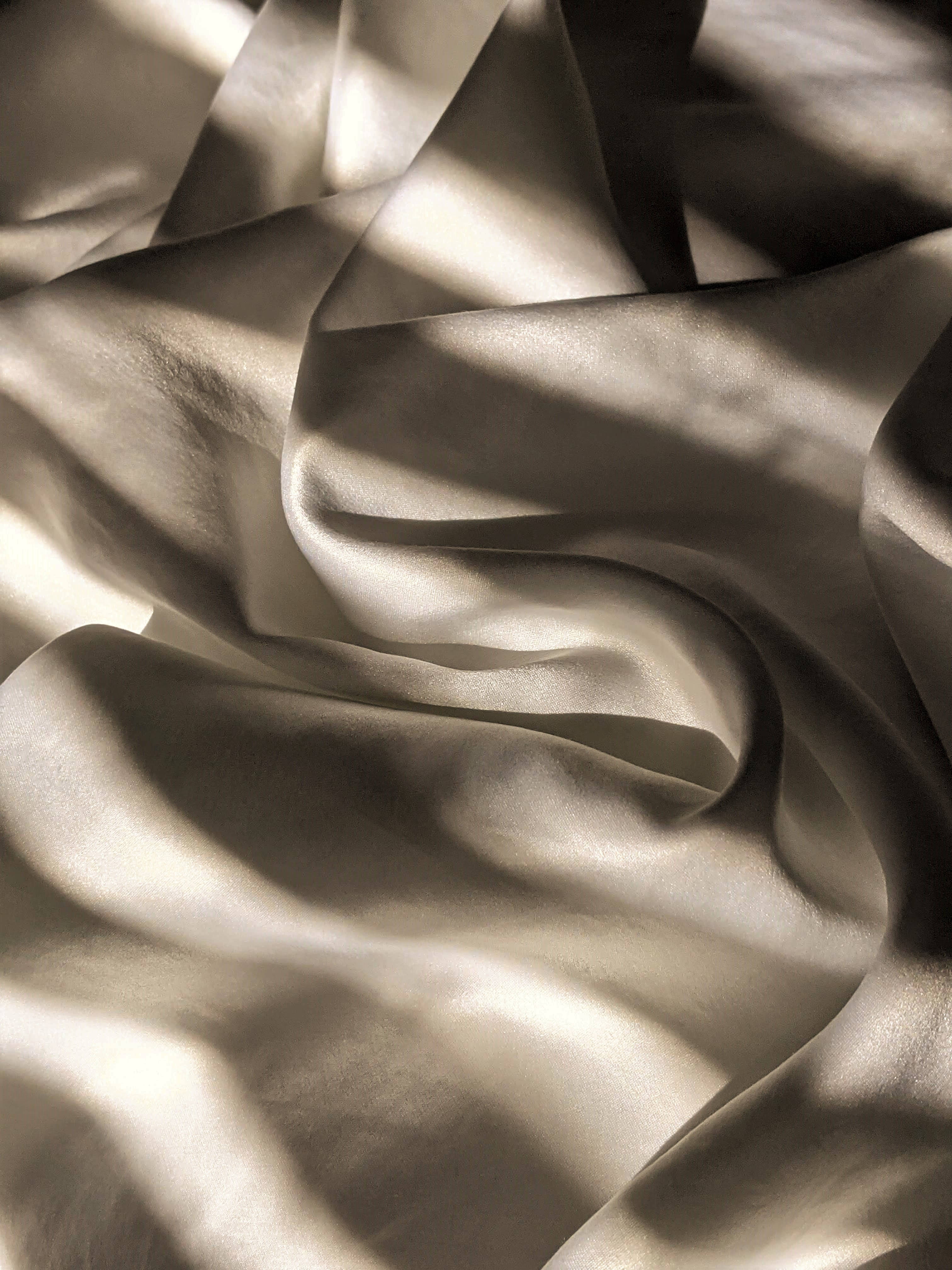 beige, silk fabric, dappled sunlight, 4K Phone Wallpaper