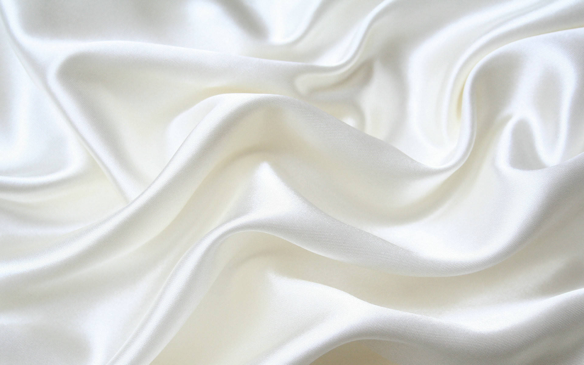 smooth white silk, white silk fabric, soft undulating waves, Full HD Desktop Wallpaper