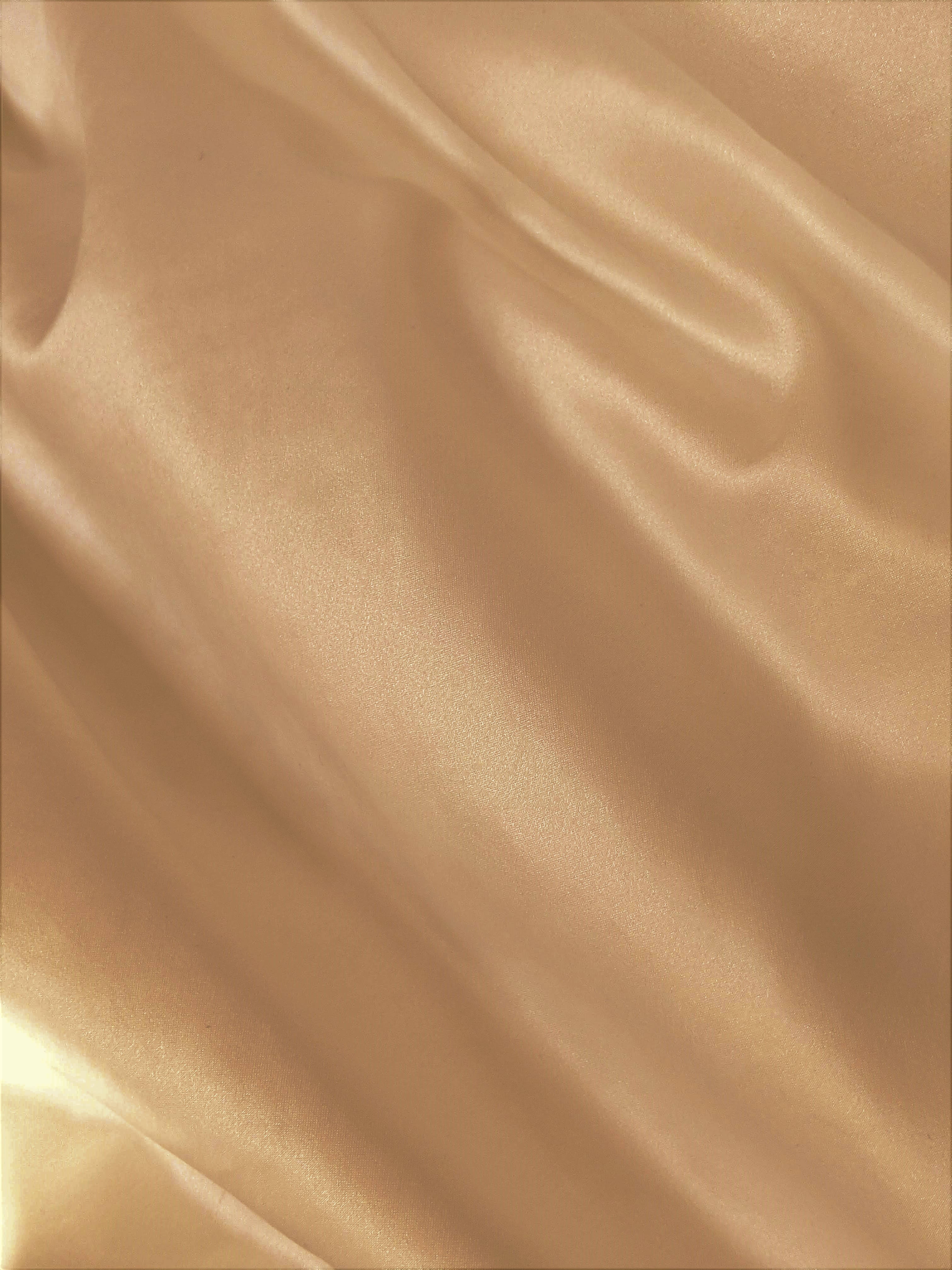 beige silk fabric, ripples, champagne-colored silk, 4K Phone Wallpaper