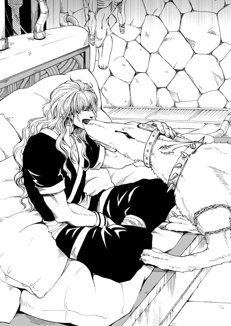 Silva Zoldyck, manga-style character, long hair, SD Phone Wallpaper