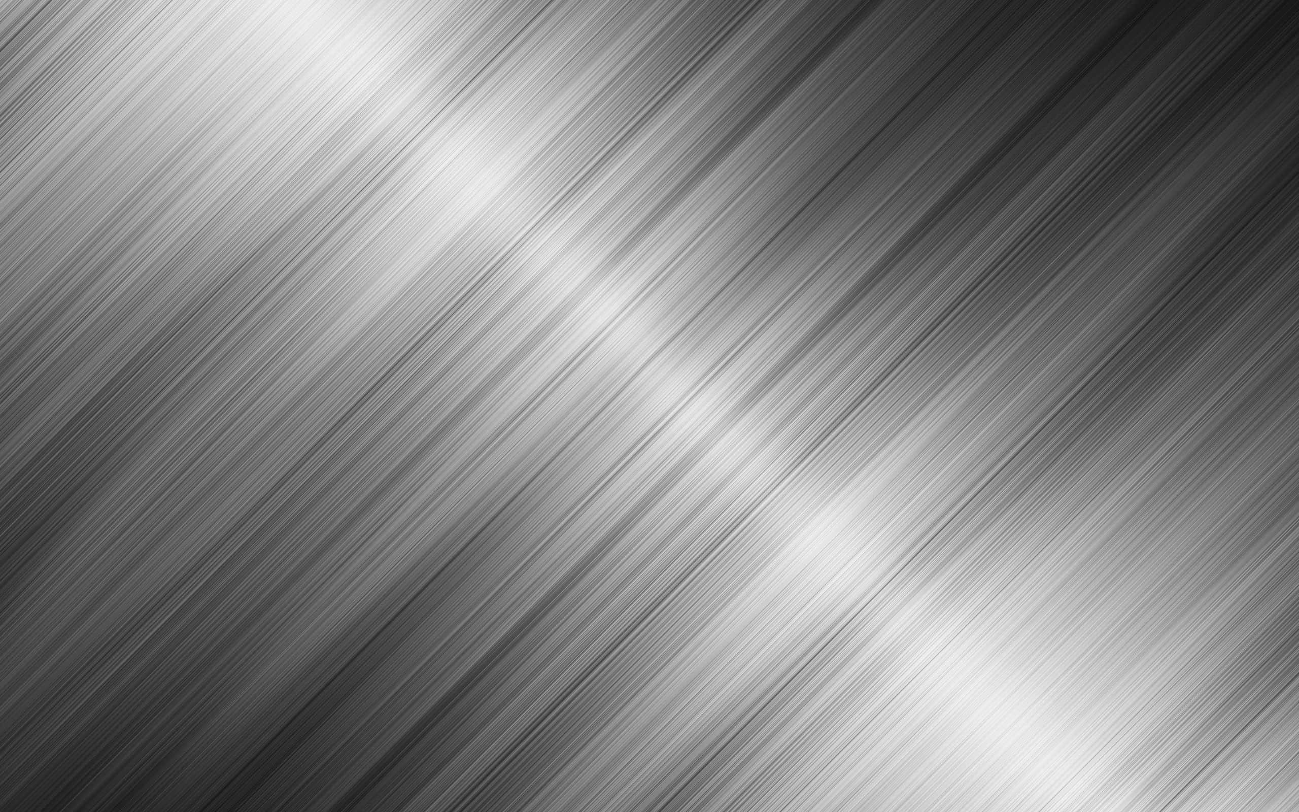abstract shiny metallic texture, diagonal brushed metal texture, gradient silver tones, 2K Desktop Wallpaper