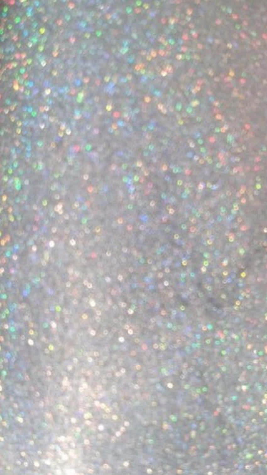 silver aesthetic, multicolored glitter particles, soft gray background, HD Phone Wallpaper