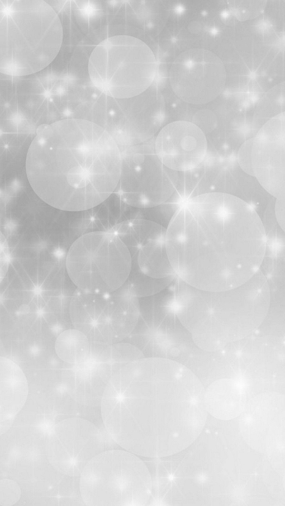 Silver Glitter, bokeh, shimmering silver, Full HD Phone Wallpaper