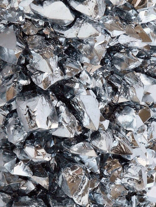 Silver Glitter, steel scrap, shattered metallic foil, SD Phone Wallpaper