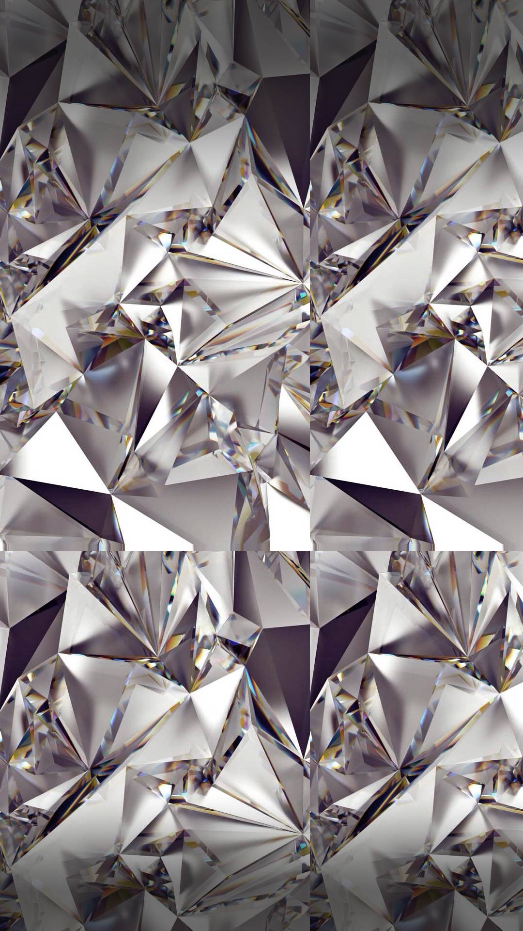 silver glitter, diamond texture, faceted silver crystals, Full HD Phone Wallpaper