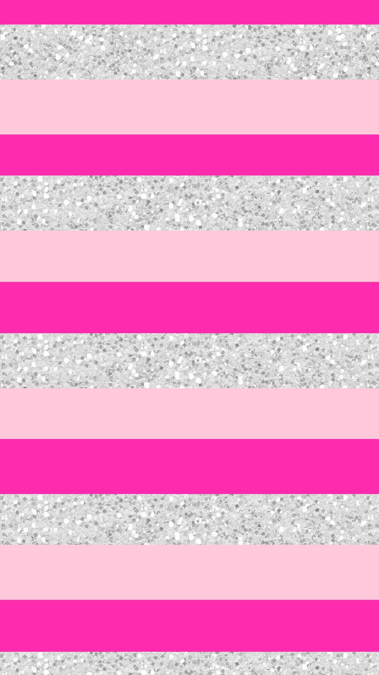 pink and silver glitter stripes, vibrant pink, silver glitter, Full HD Phone Wallpaper