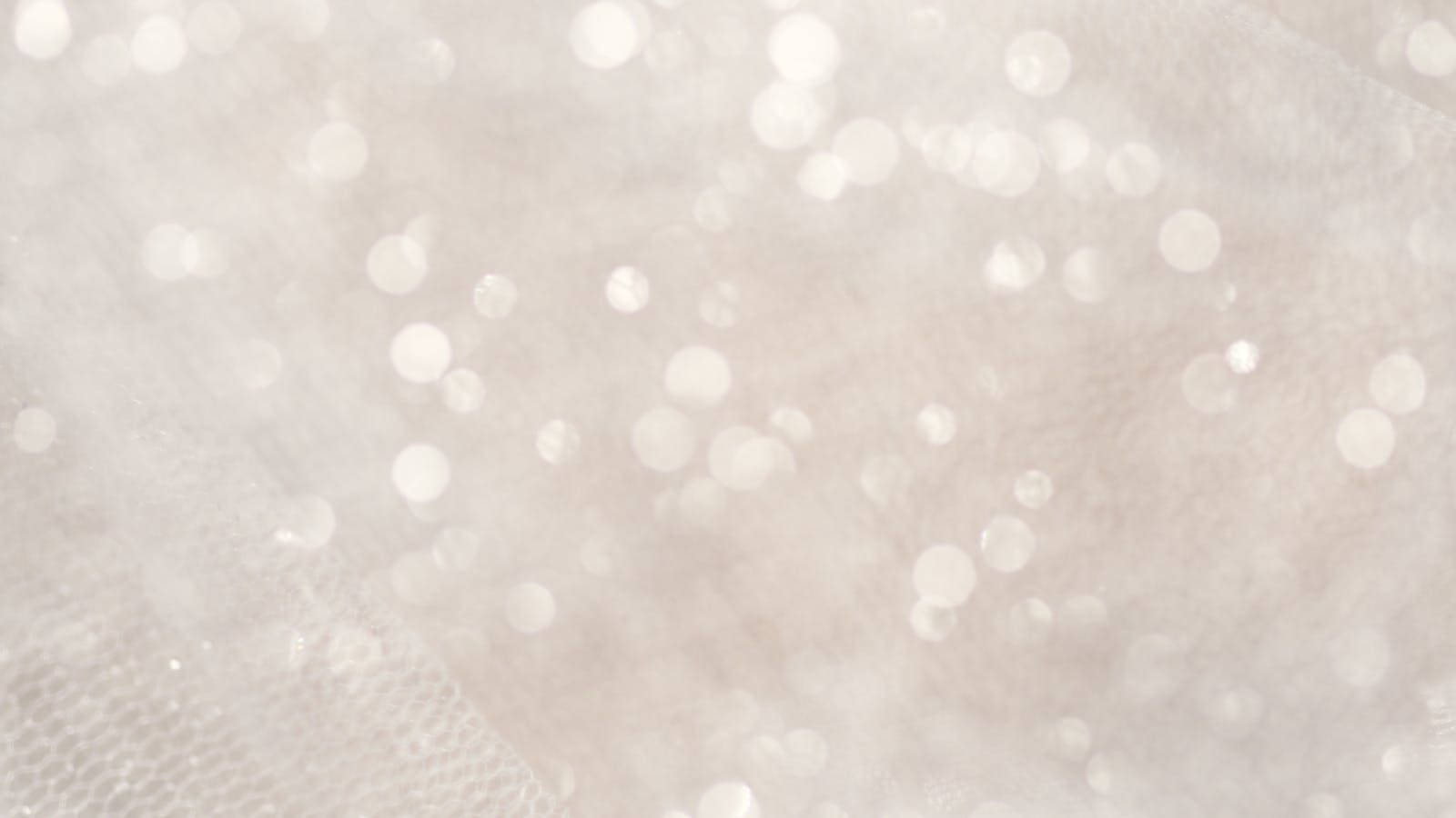 abstract silver glitter sparkle, soft white bokeh lights, textured fabric surface, HD Desktop Wallpaper