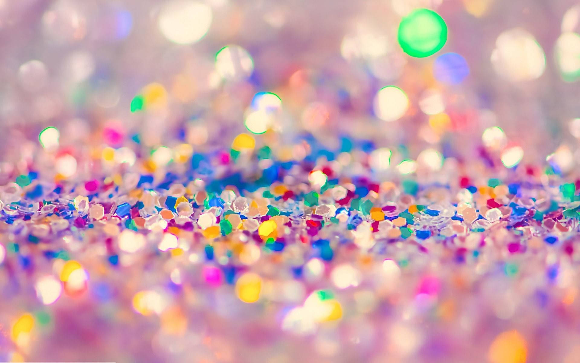 macro, colorful glitter, silver glitter, Full HD Desktop Wallpaper