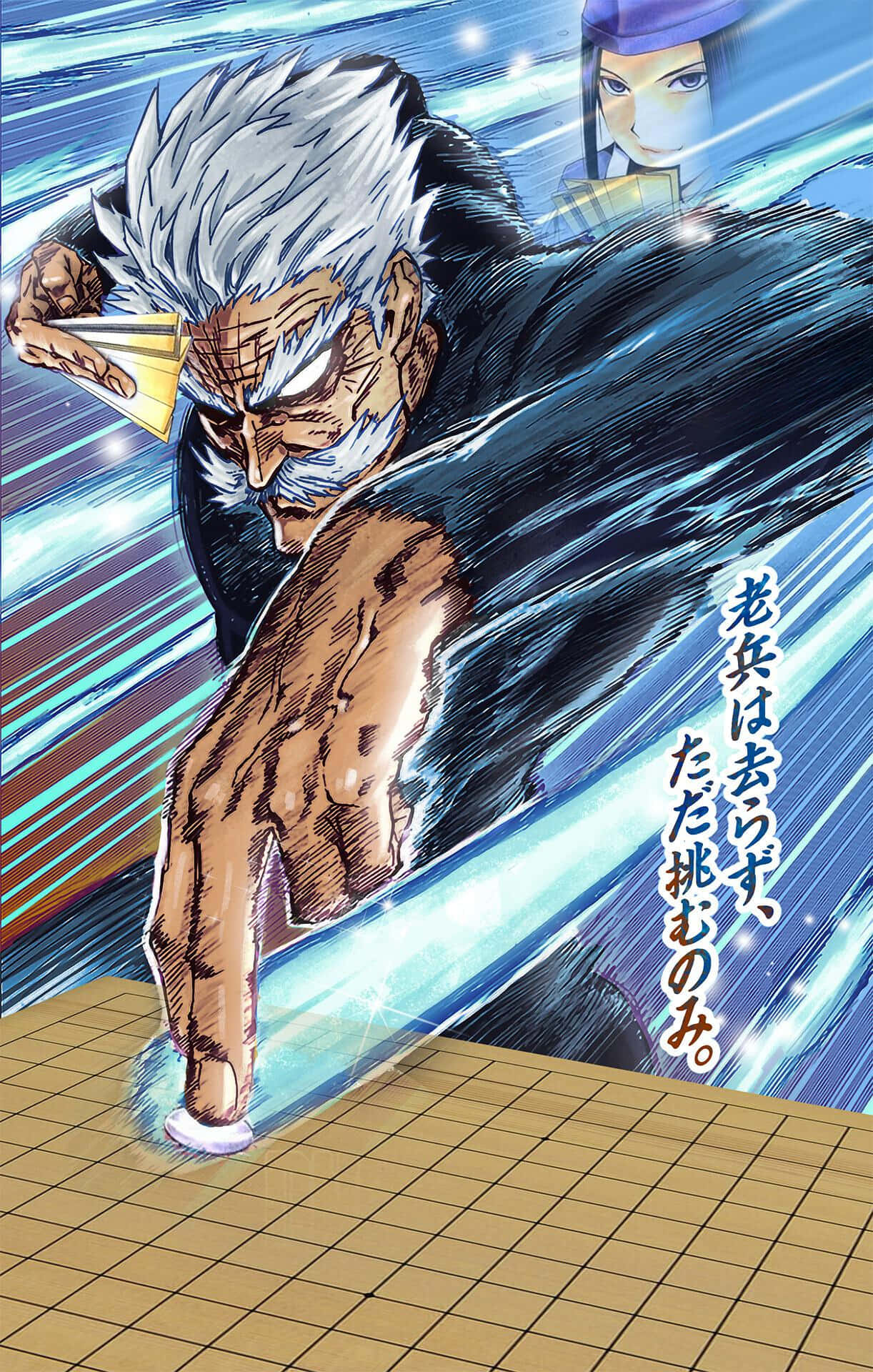 Silverfang, white hair, beard, Full HD Phone Wallpaper