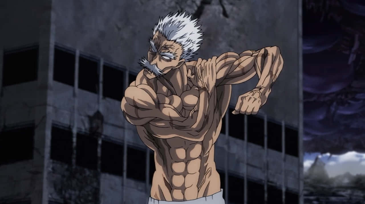 Silverfang, anime man, white hair, HD Desktop Wallpaper