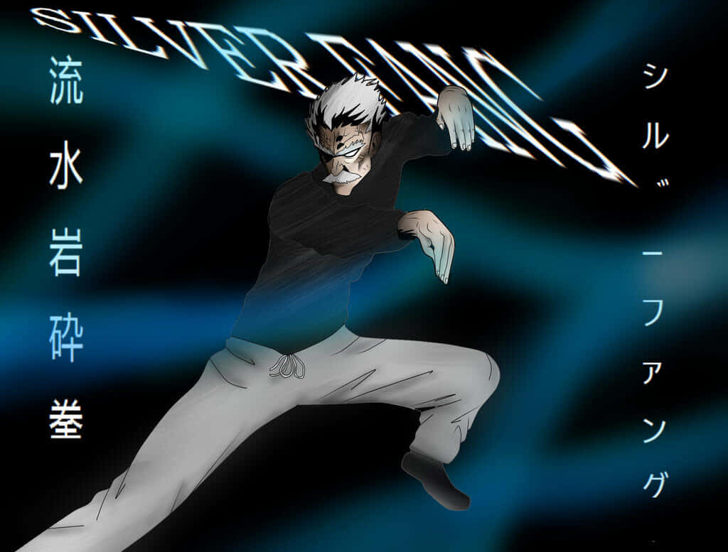 Silverfang, white hair, mustache, SD Desktop Wallpaper