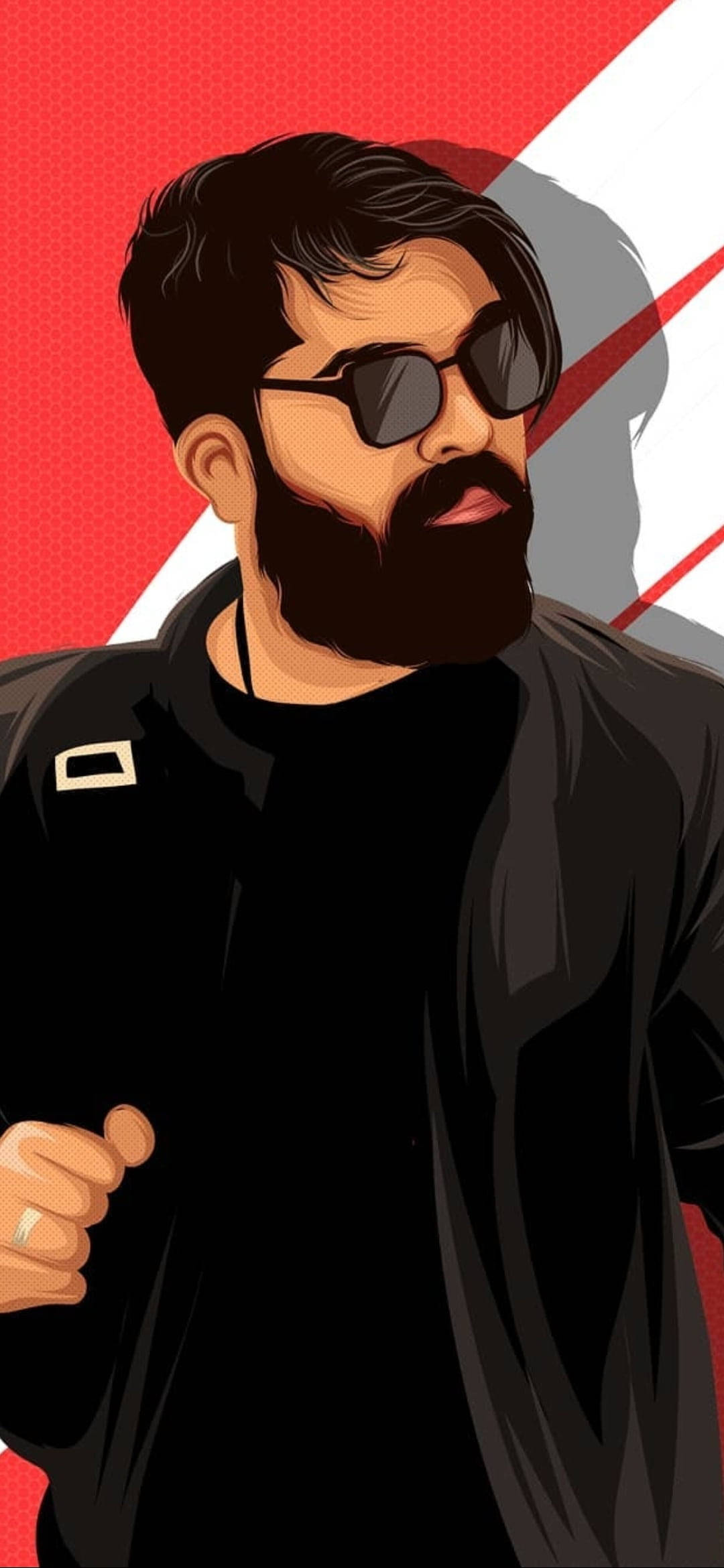 Simbu, Tamil Actors, bearded man, Full HD Phone Wallpaper