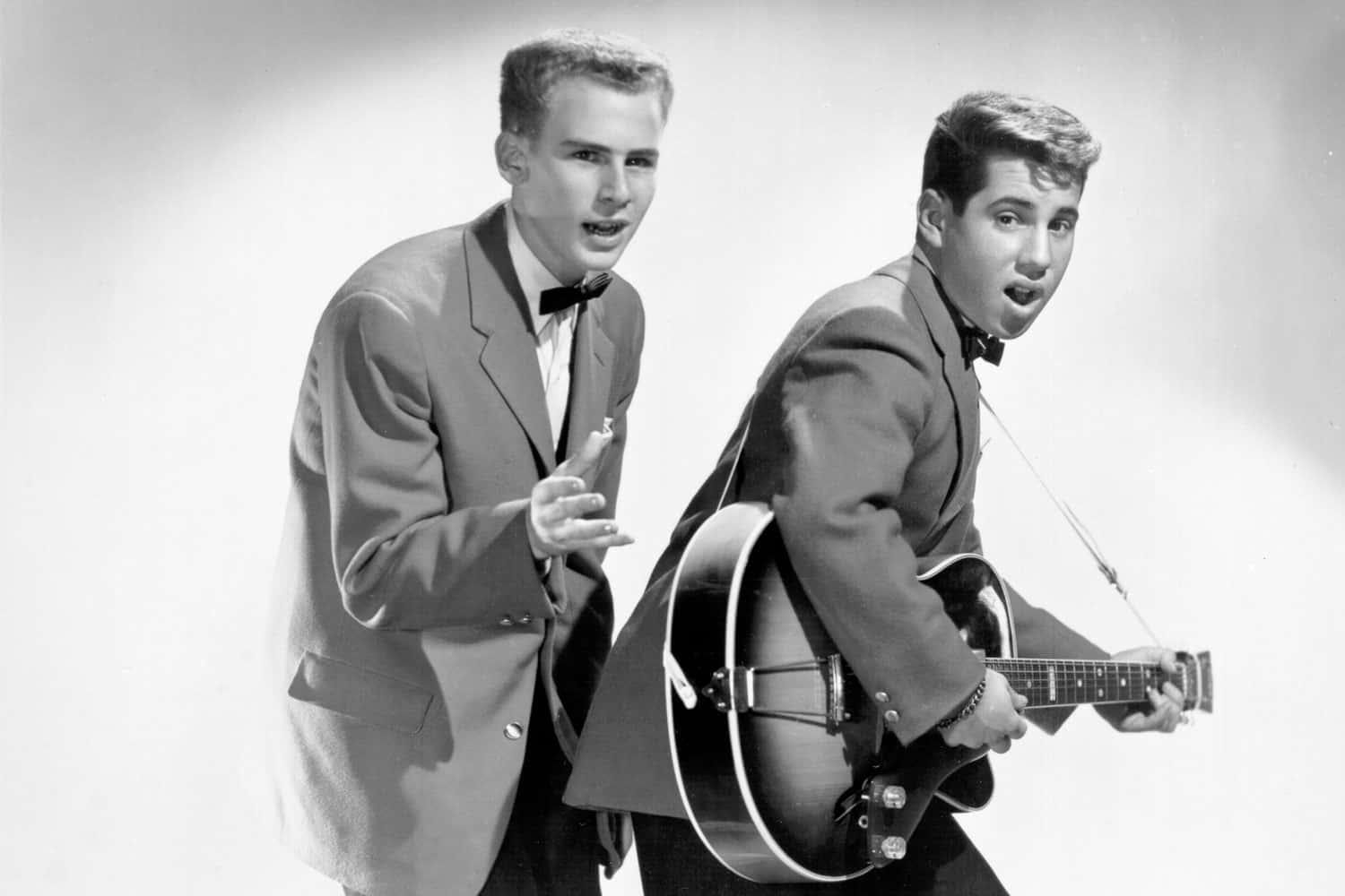 Simon And Garfunkel, suits, bow ties, HD Desktop Wallpaper