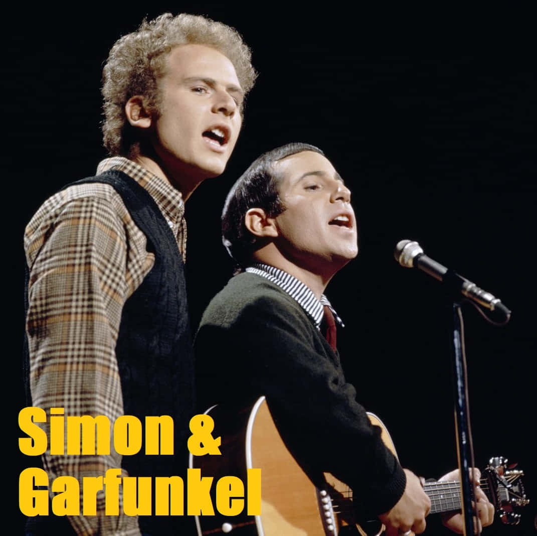 Simon & Garfunkel, Garfunkel, acoustic guitar, SD Desktop Wallpaper