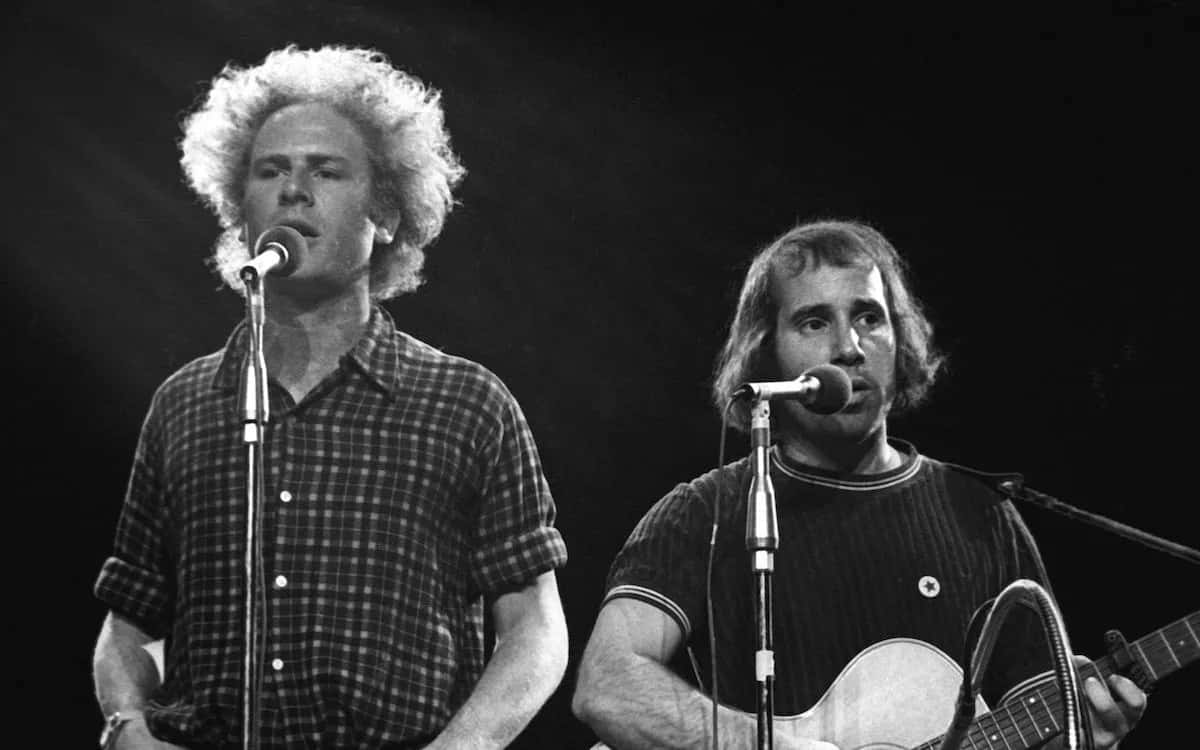 Simon And Garfunkel, folk duo, acoustic guitar, SD Desktop Wallpaper