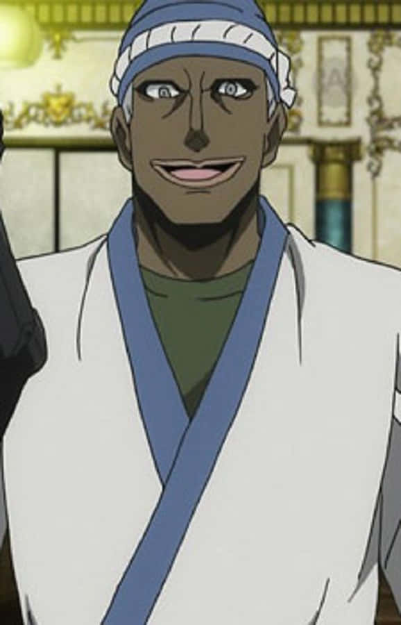 Simon Brezhnev, blue headband, white robe, SD Phone Wallpaper