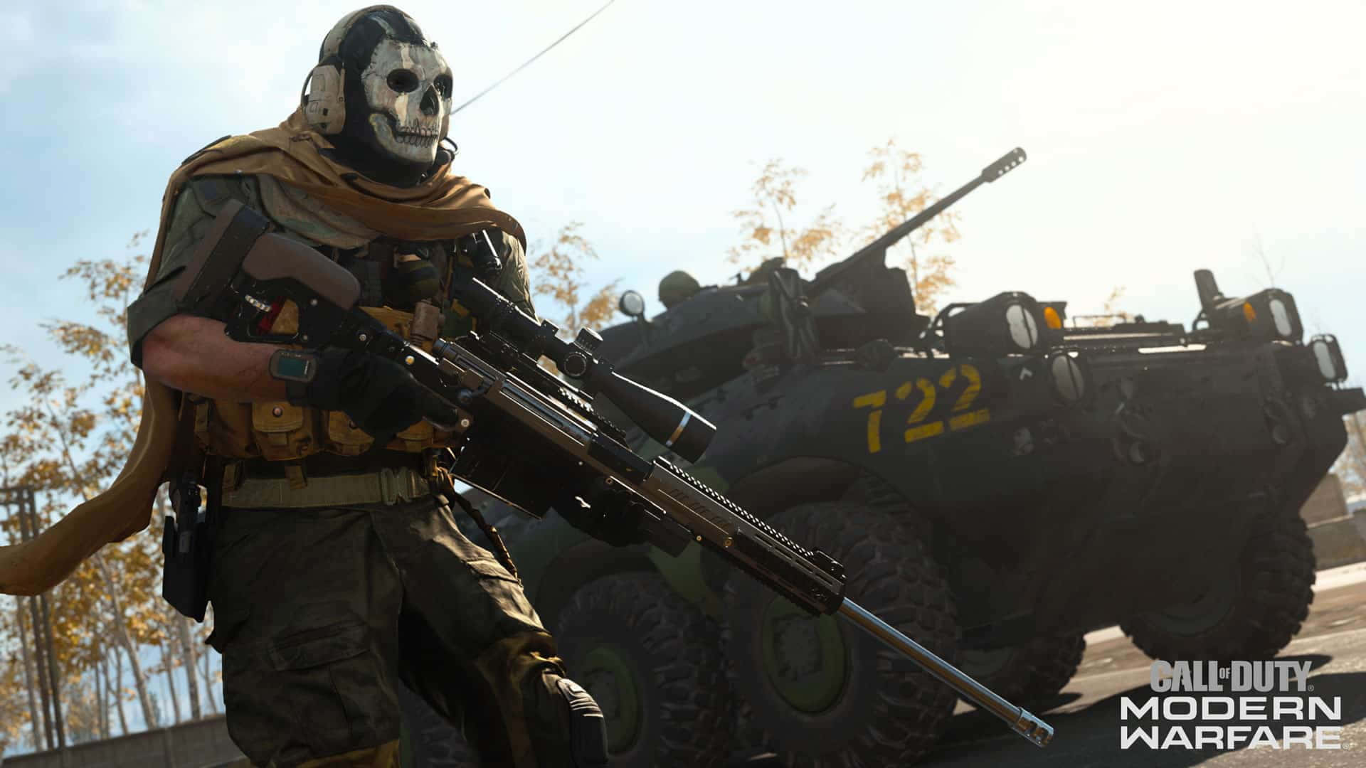 Simon Ghost Riley, skull mask, desert gear, Full HD Desktop Wallpaper