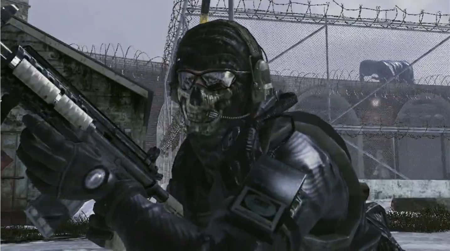 Simon Ghost Riley, skull mask, tactical gear, HD Desktop Wallpaper