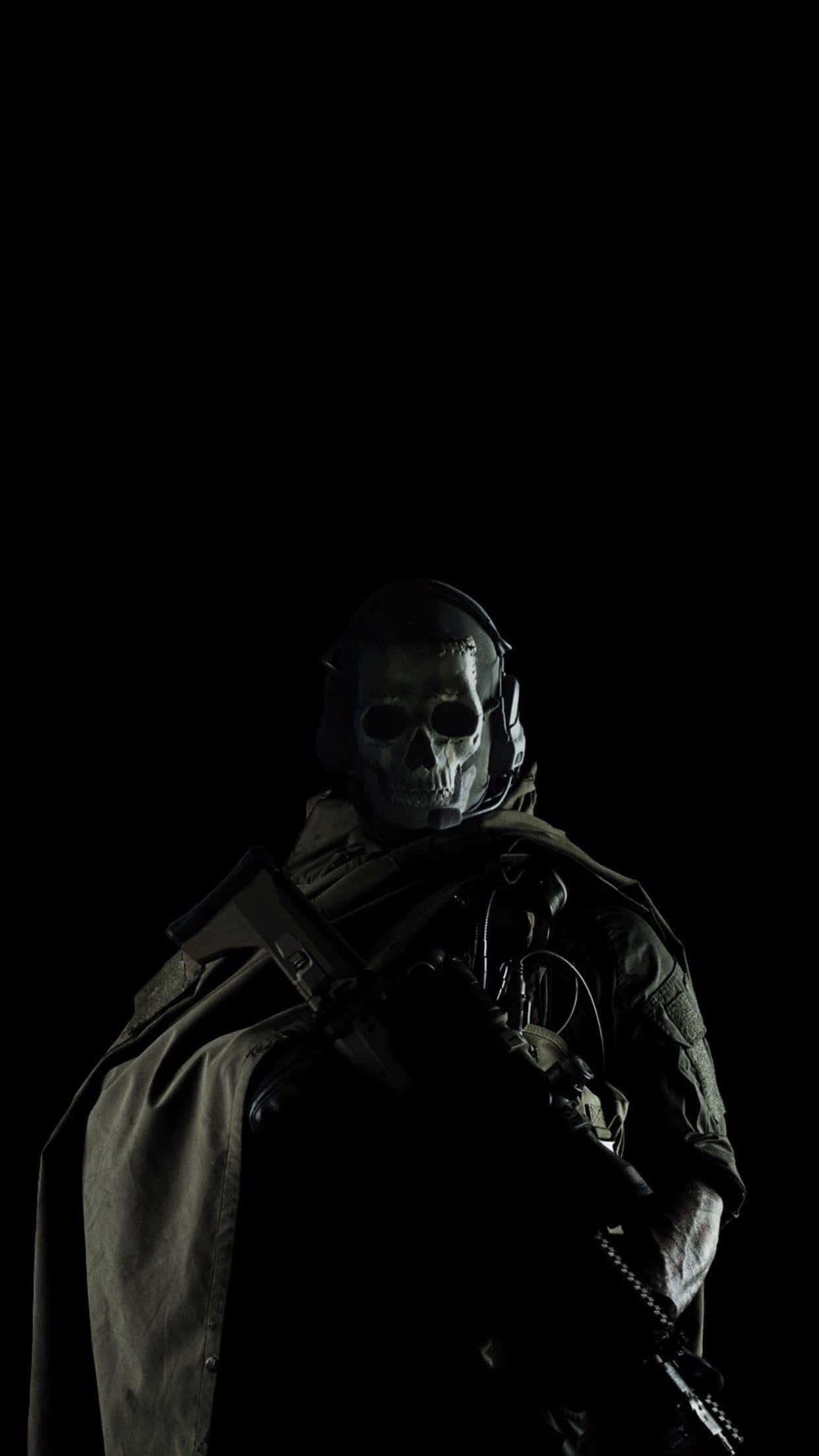 Simon Ghost Riley, skull mask, tactical gear, Full HD Phone Wallpaper