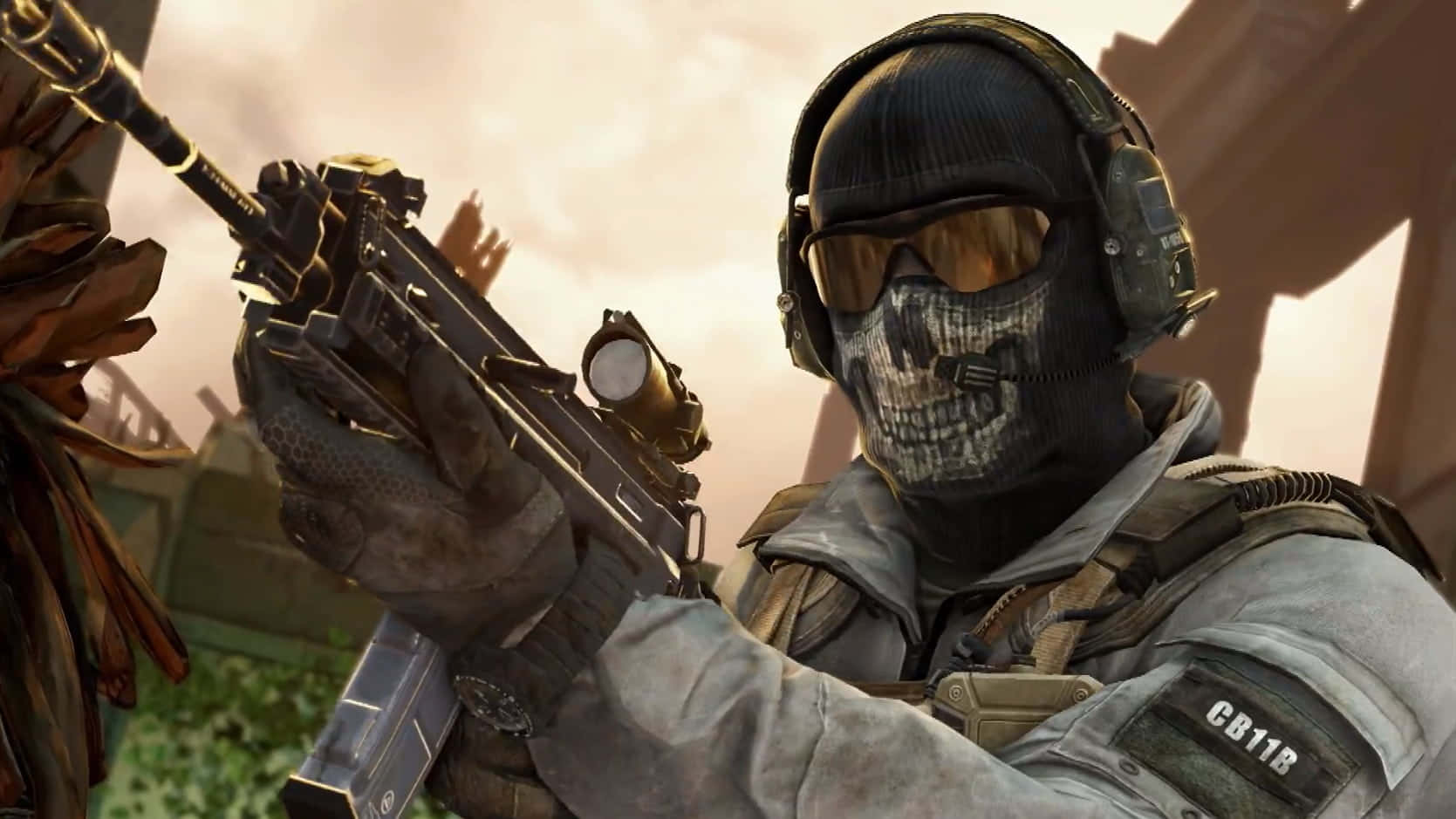 Simon Ghost Riley, skull mask, tactical gear, HD Desktop Wallpaper