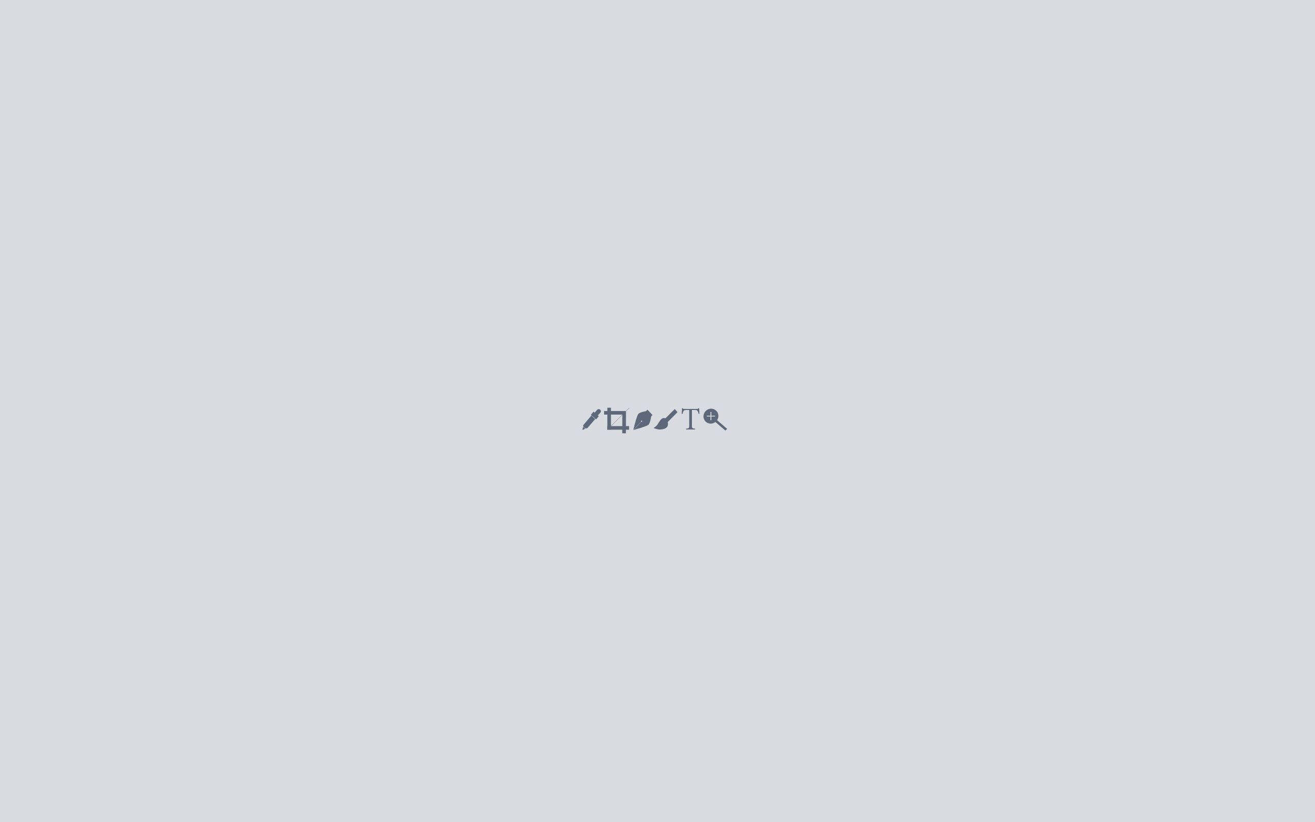 Simple Aesthetic, minimalist gray background, subtle abstract iconography, 2K Desktop Wallpaper