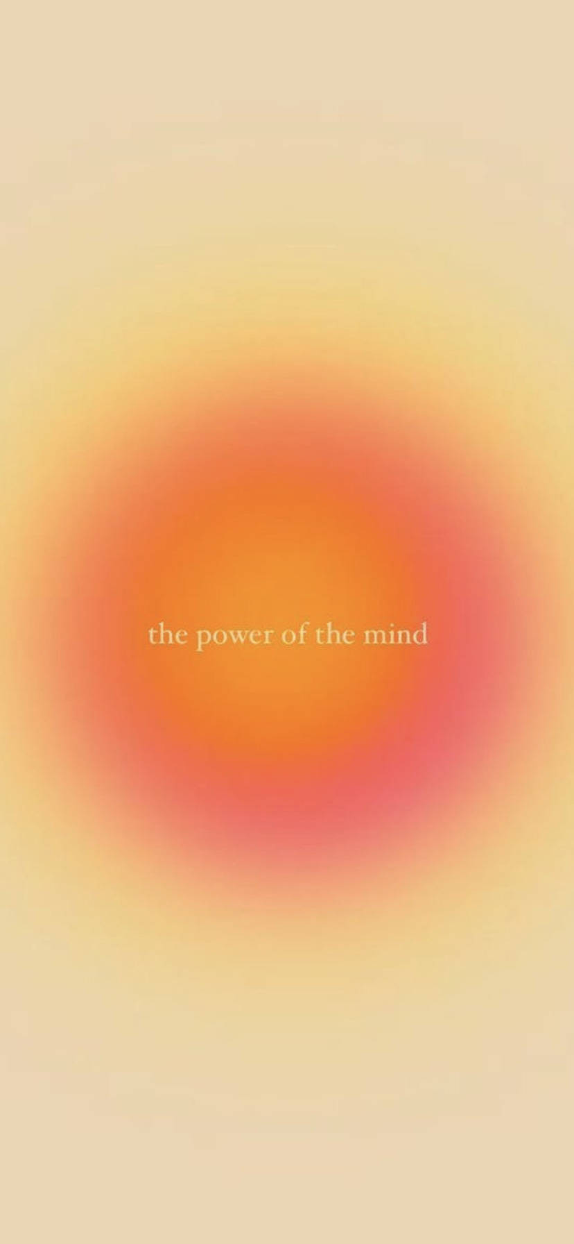 Power Of The Mind, glowing center, soft gradient, HD Phone Wallpaper