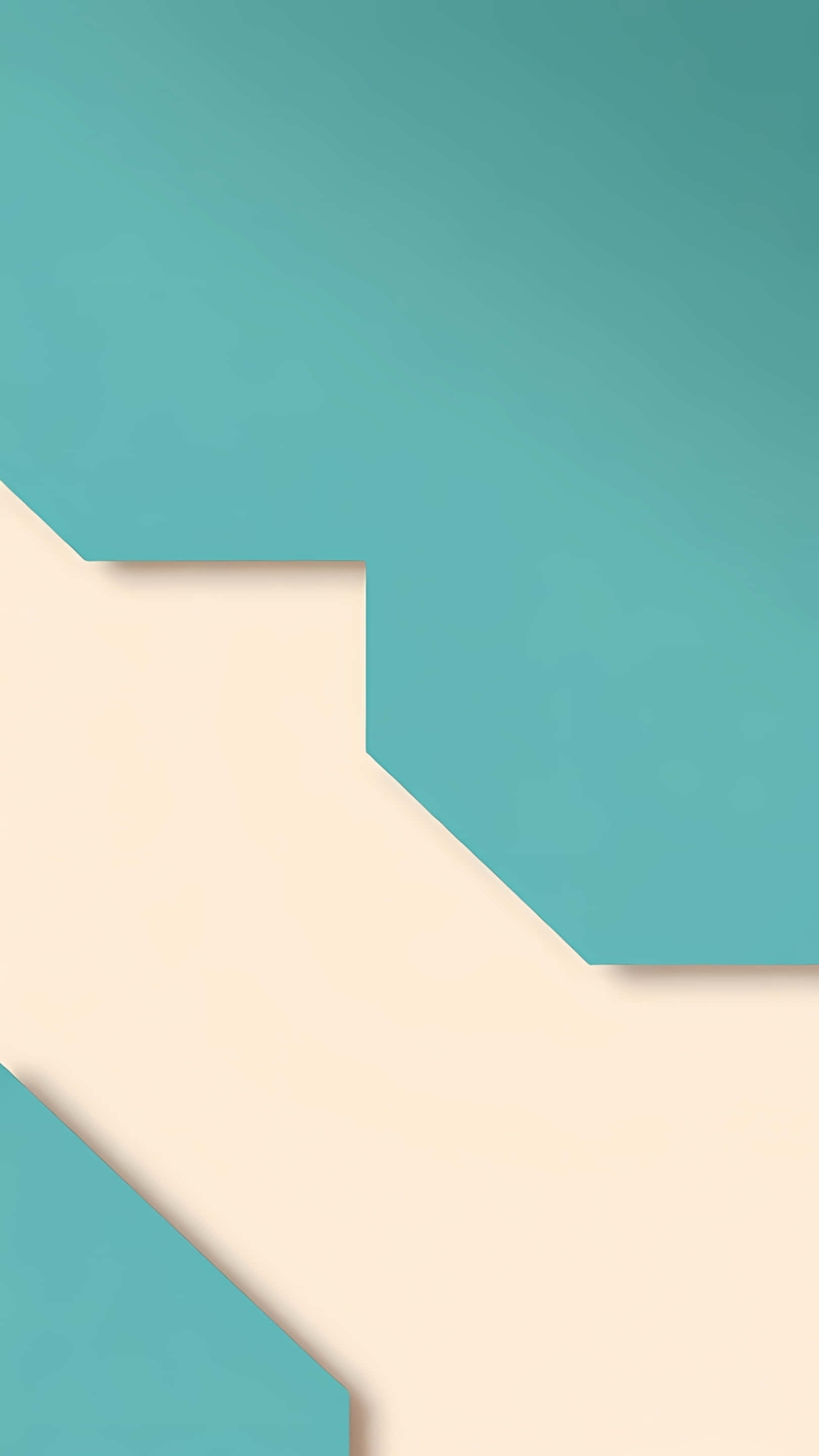 teal, cream, abstract geometric, 2K Phone Wallpaper