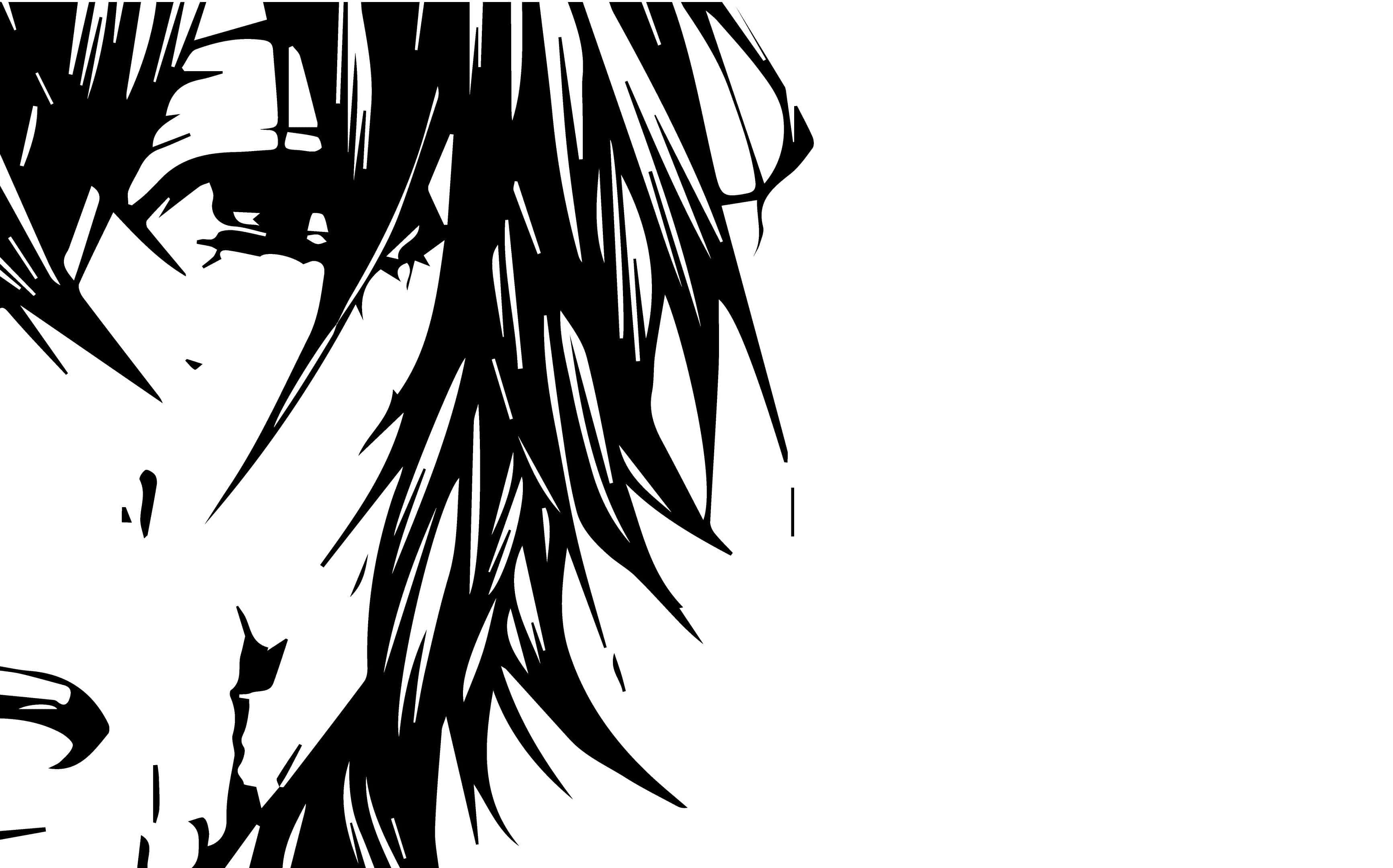 Simple Anime, anime-style, close-up, 2K Desktop Wallpaper