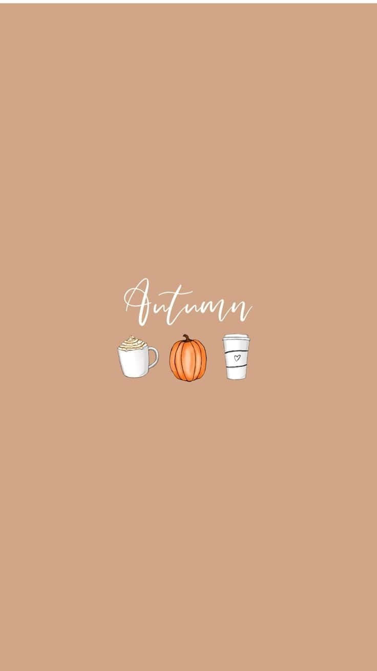 Simple Autumn, iPhone Lock Screen, pumpkin, HD Phone Wallpaper