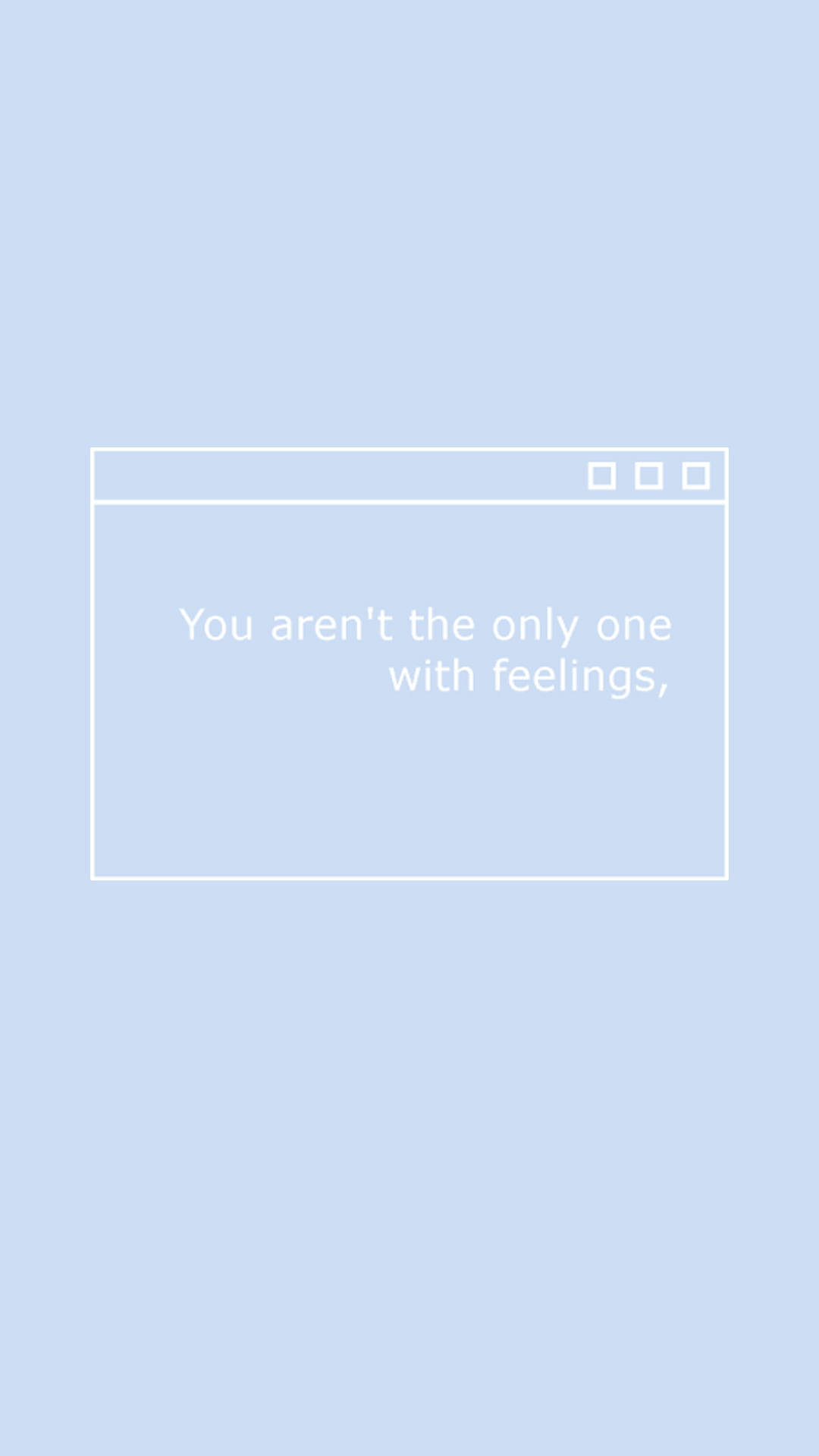 Simple Blue Aesthetic, light blue, white browser window frame, Full HD Phone Wallpaper