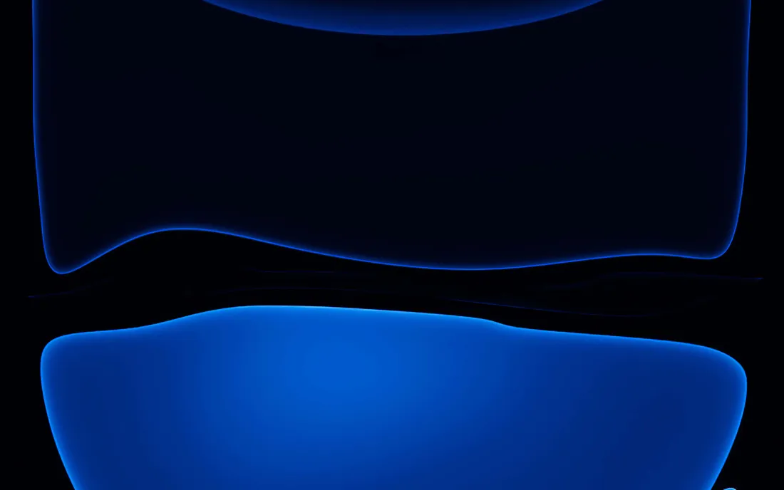 Simple Blue iPhone
