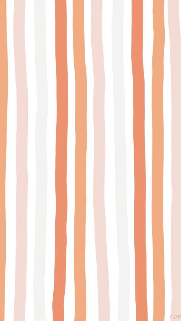 Simple Boho, pastel lines, soft peach pink, SD Phone Wallpaper
