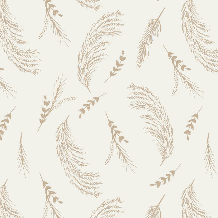 Simple Boho Chic, beige, botanical illustrations, SD Desktop Wallpaper