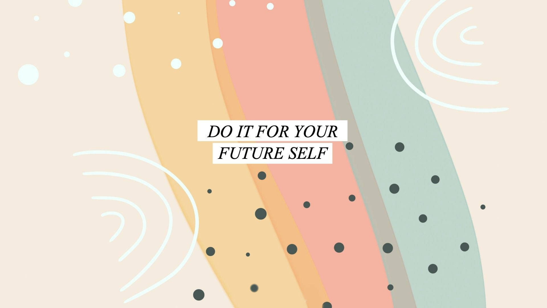 Simple Boho, pastel, rainbow, Full HD Desktop Wallpaper
