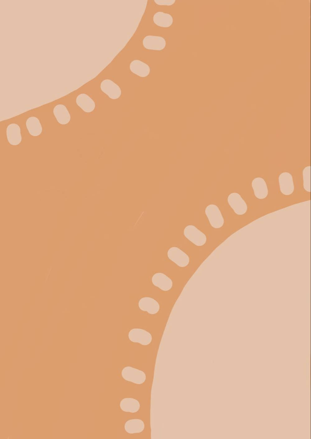Simple Boho, peach, beige, HD Phone Wallpaper