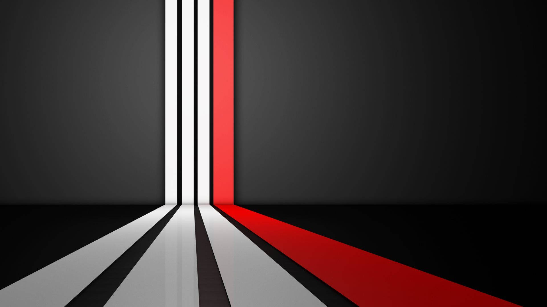 Simple Clean, white, red, Full HD Desktop Wallpaper
