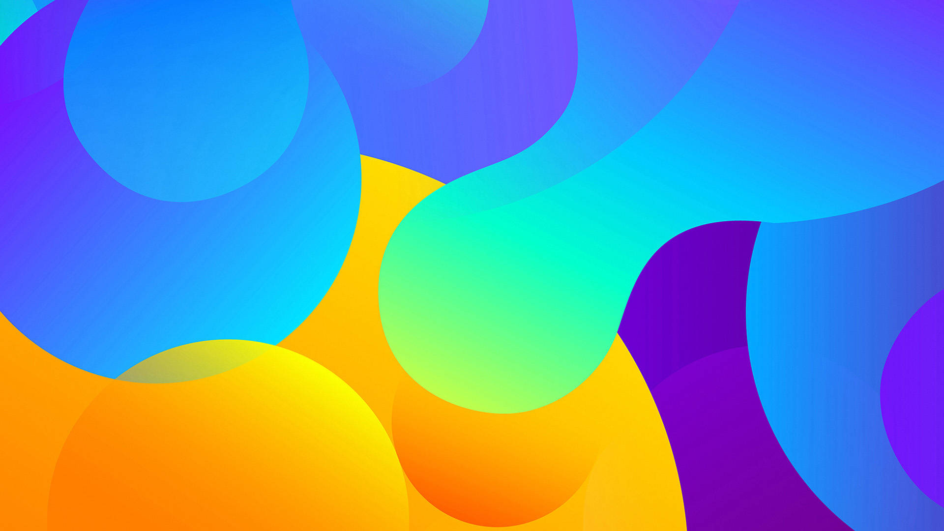 blue, purple, yellow, Full HD Desktop Wallpaper