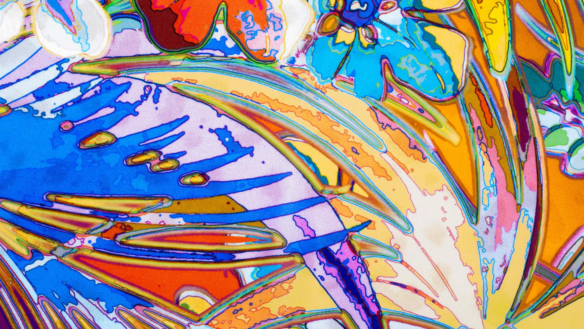 1920 x 1080, abstract, neon colors, Full HD Desktop Wallpaper