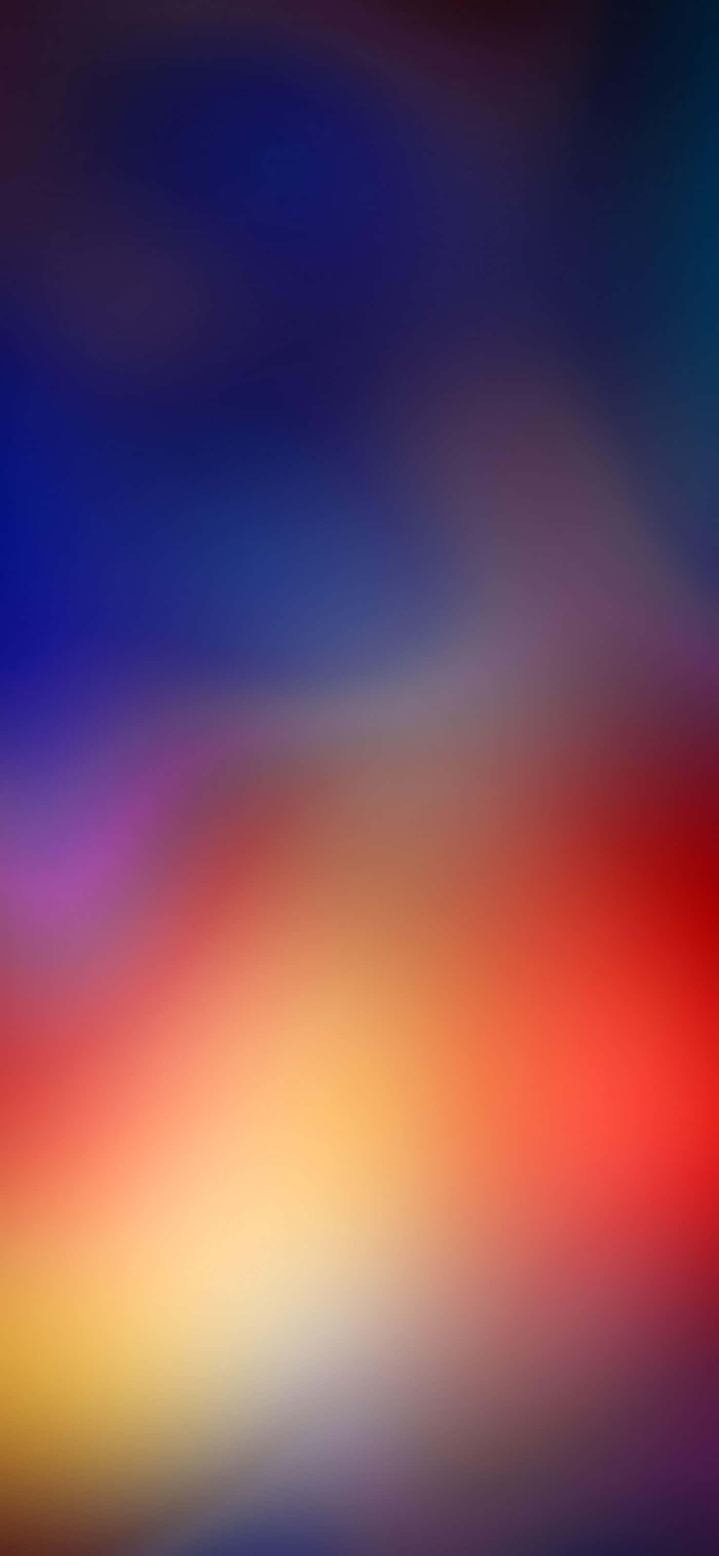 abstract color gradient, deep blue purple, warm red yellow, 2K Phone Wallpaper