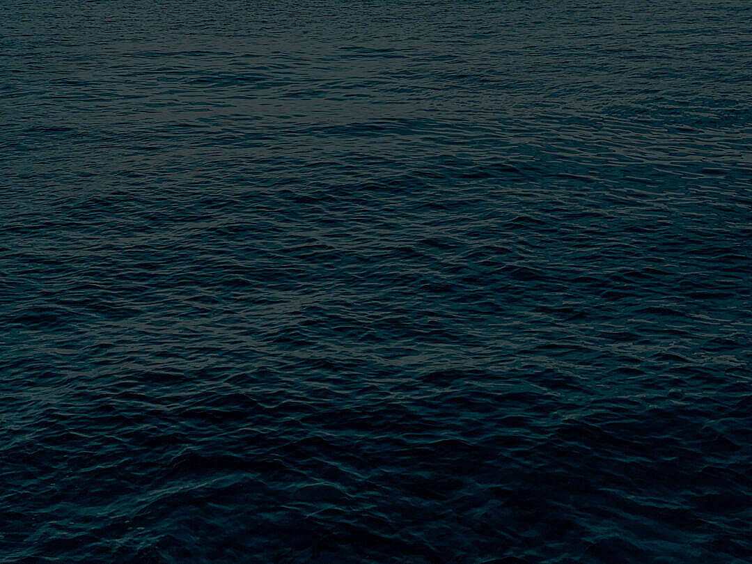 Simple Dark Aesthetic, calm blue sea, dark rippling ocean surface, SD Desktop Wallpaper