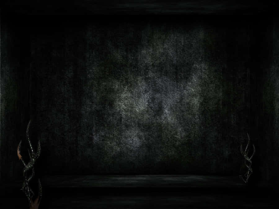 skeleton, cactus, dark room, SD Desktop Wallpaper