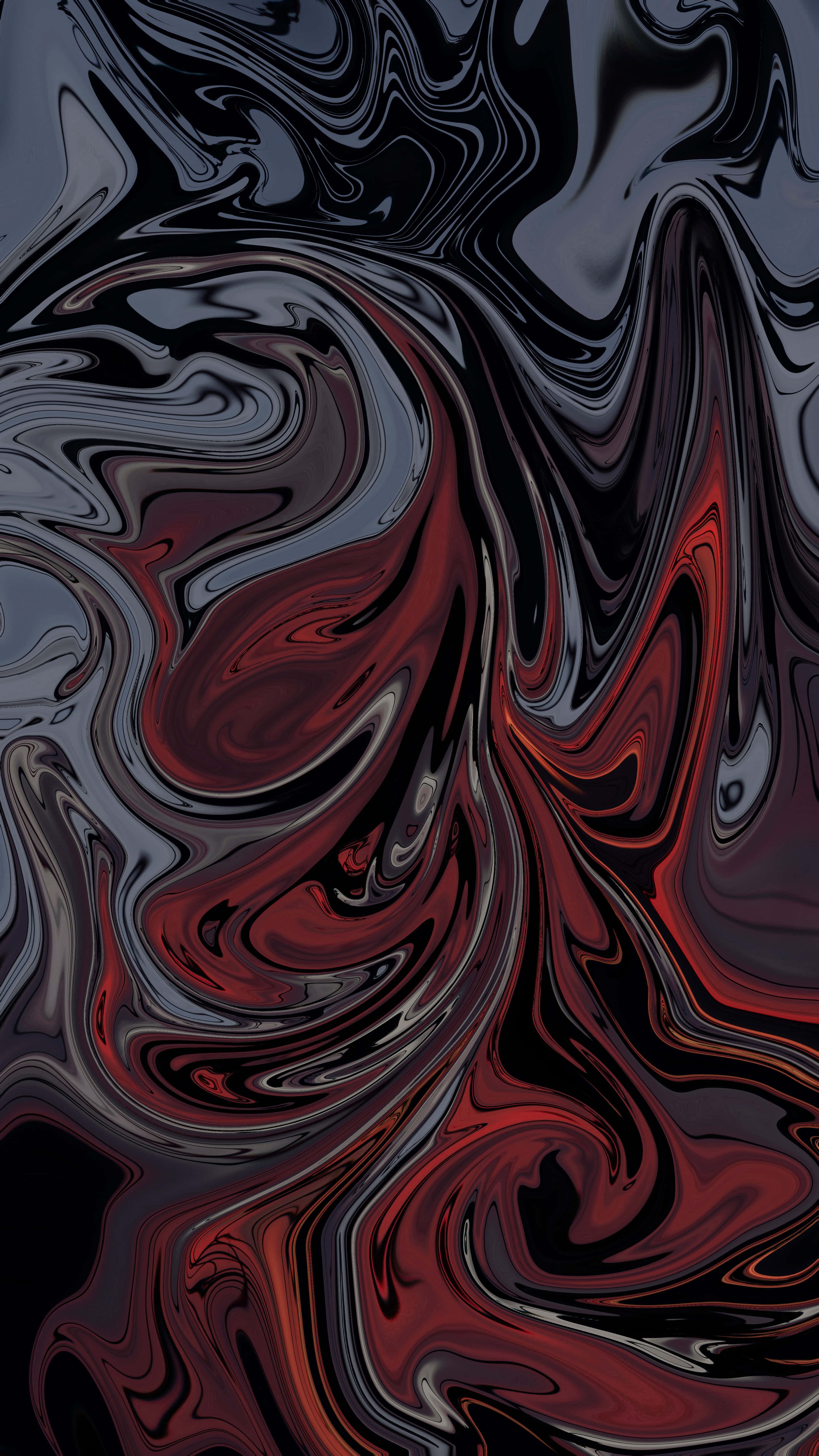 red, black, silver, 5K Phone Wallpaper