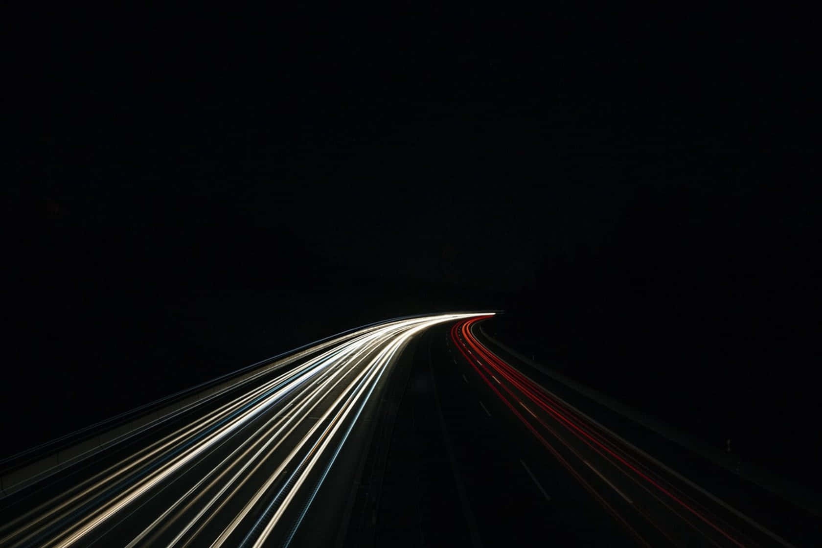 black and white pattern, white car lights, red car lights, HD Desktop Wallpaper