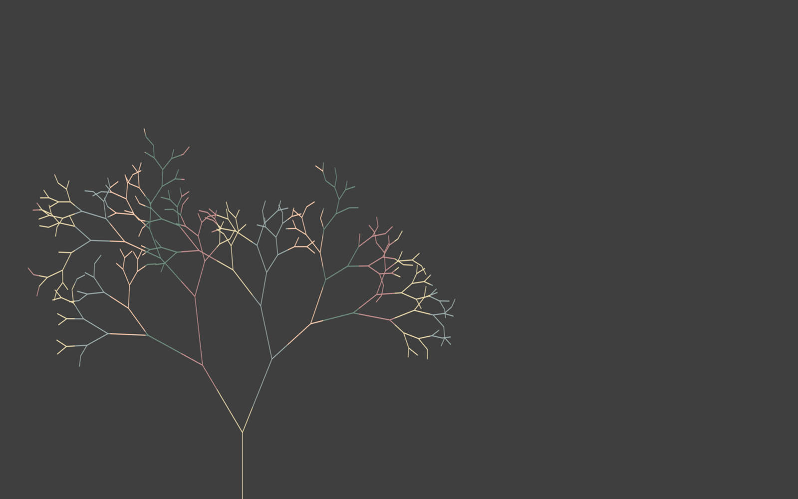 Simple Desktop Tree, minimalist tree, delicate branches, HD Desktop Wallpaper