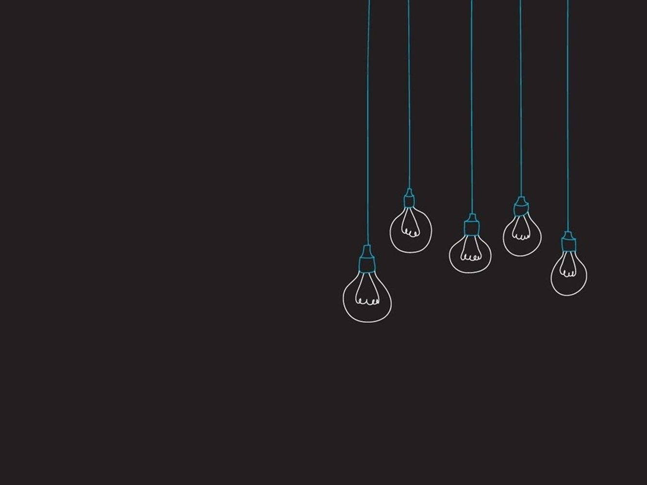 Simple Desktop, hanging bulbs, minimalist light bulbs, HD Desktop Wallpaper
