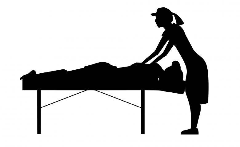 massage therapy, silhouette, therapist, SD Desktop Wallpaper