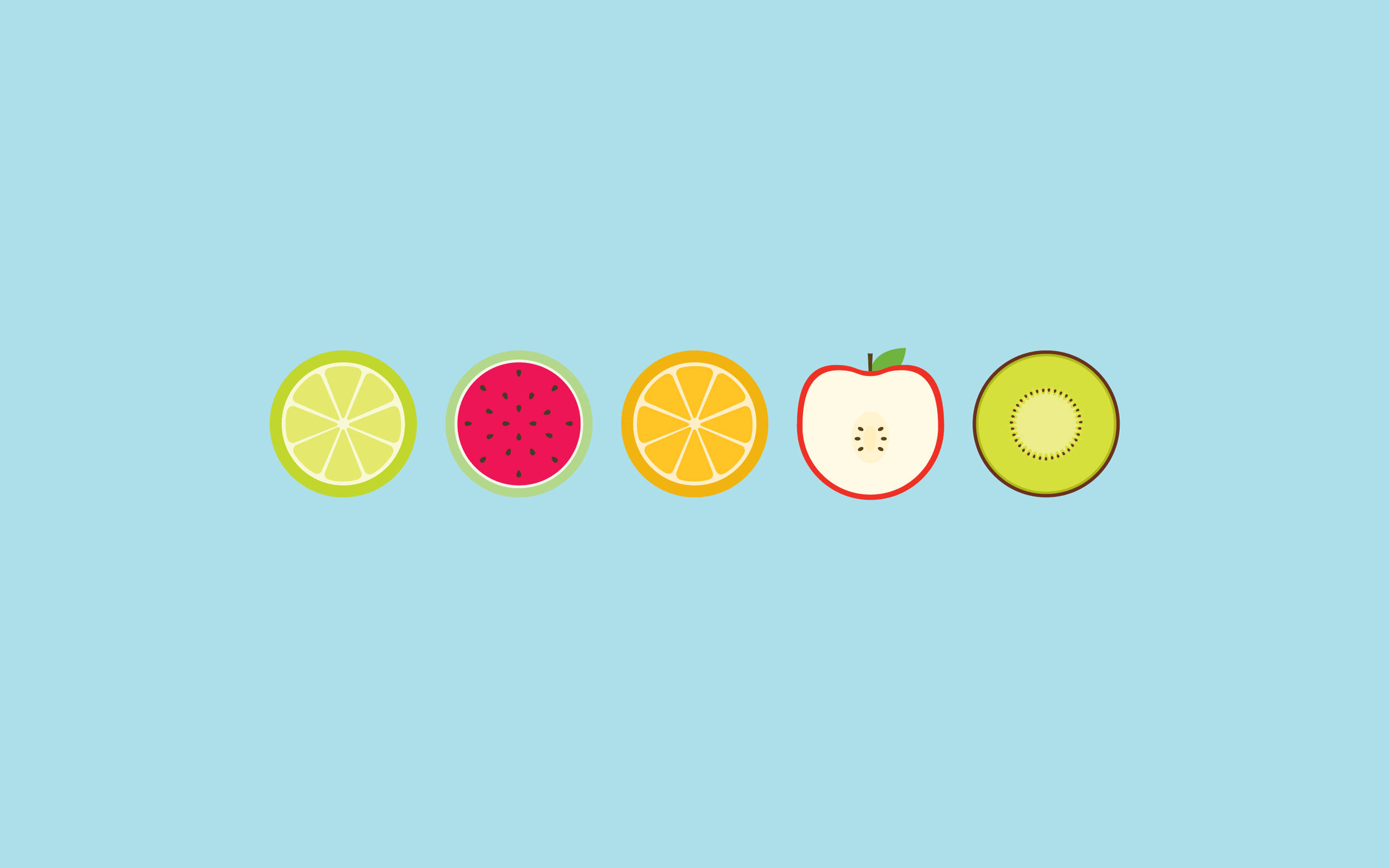 Simple Desktop, lime, watermelon, 2K Desktop Wallpaper