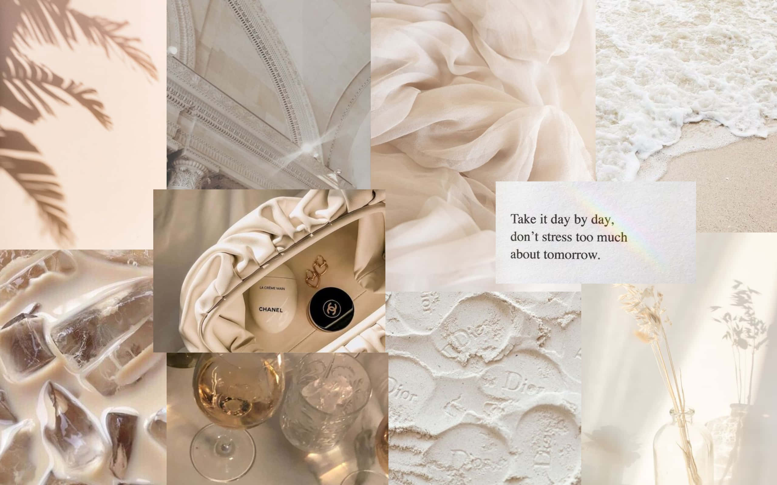 white, beige, luxury items, 2K Desktop Wallpaper
